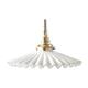 Suspension en opaline dentelée