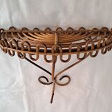 Bamboo wall shelf