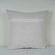 Housse de coussin brodée vintage 48x48 cm
