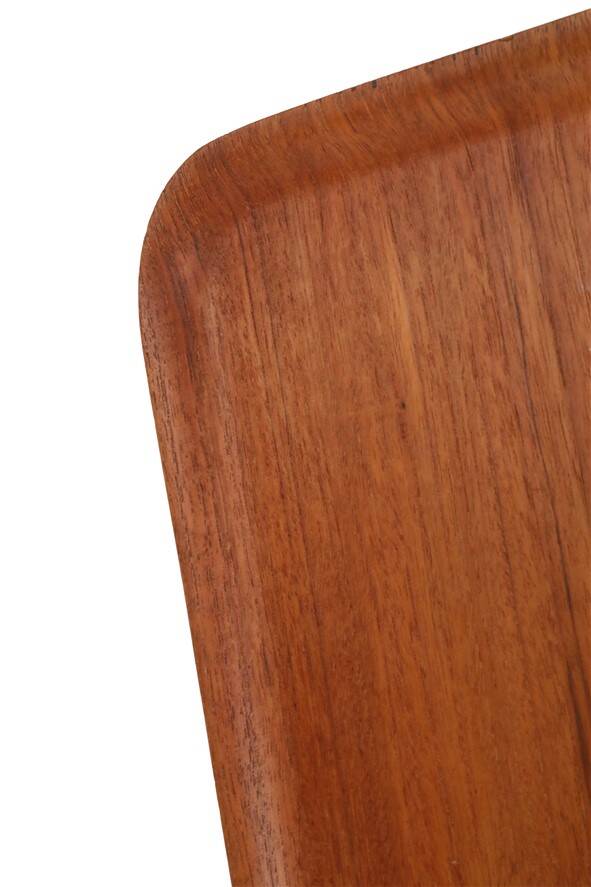 Restored mid-century teak tray / Danish modern design / 1960s / 1970s