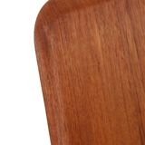 Restored mid-century teak tray / Danish modern design / 1960s / 1970s