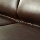 Vintage Mid-Century German Modern 2-Seater Brown Steel Frame Lounge Sofa