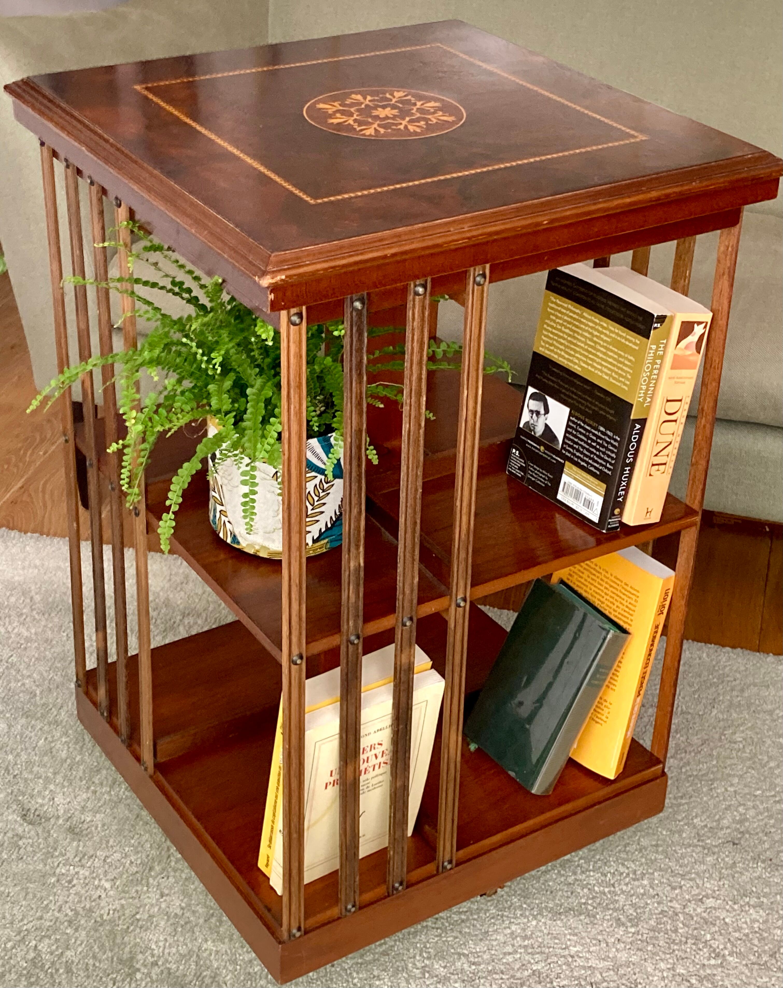Swivel bookcase - English - 19th century style