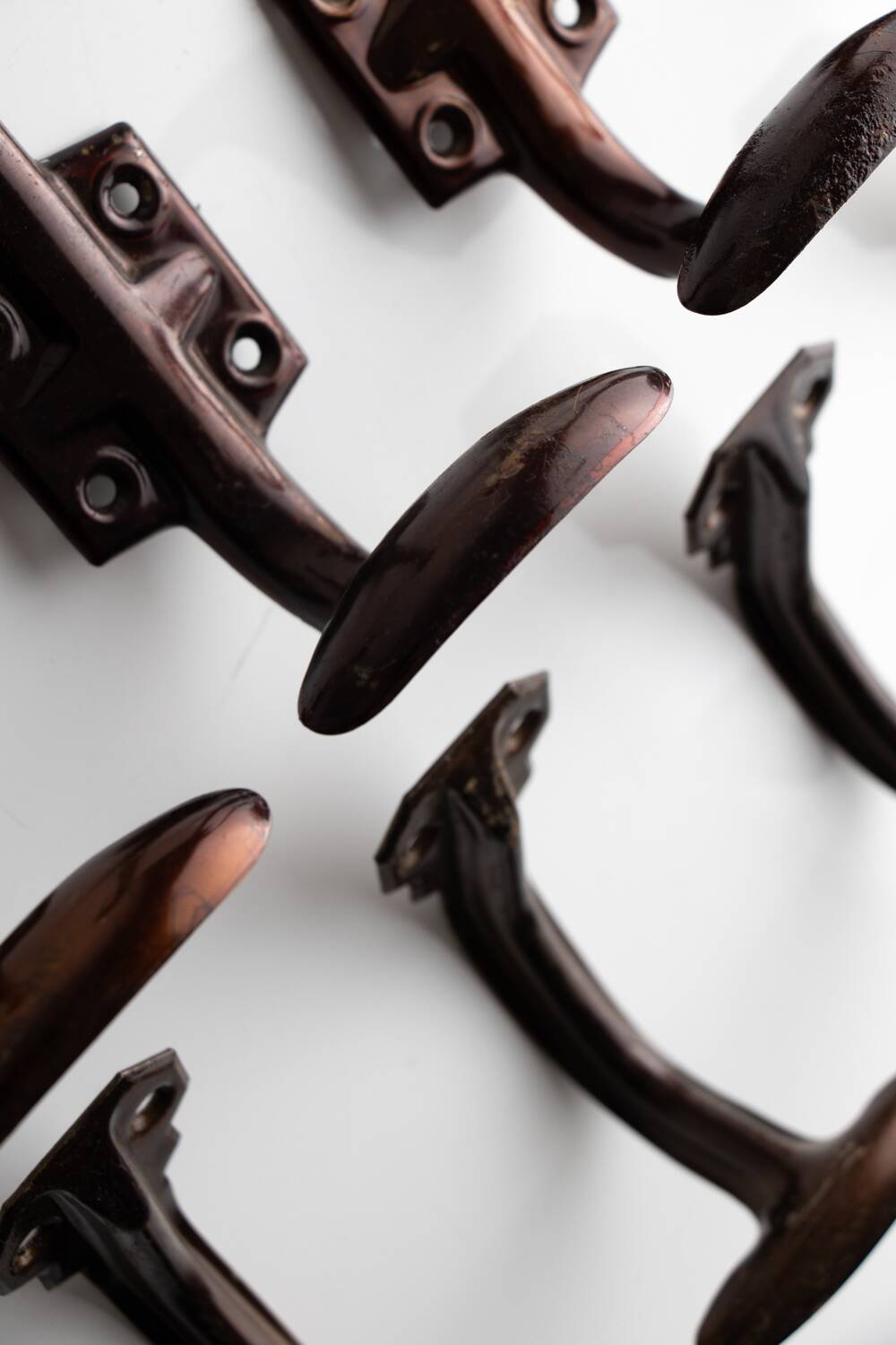 Set of vintage coat hooks
