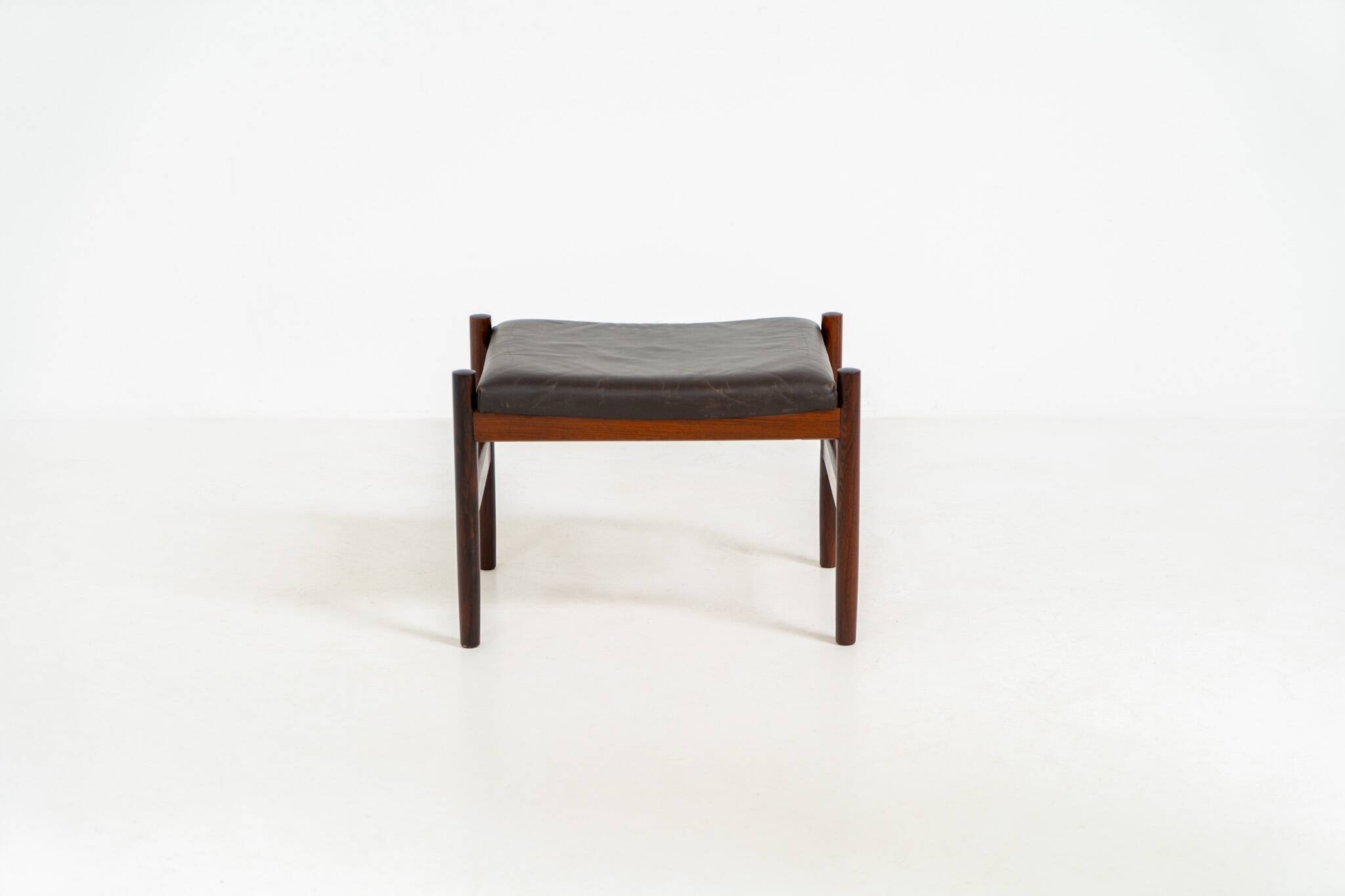 Rosewood stool by Hugo Frandsen for Spøttrup