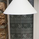 Wood and metal floor lamp