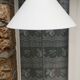 Wood and metal floor lamp
