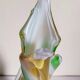 Vintage two-tone glass vase 39 cm