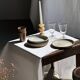 Set of 6 handmade ceramic deep plates in glazed beige D19.5 H4