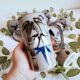 Large vintage artisanal stoneware mugs