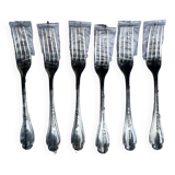 Set of 6 Christofle Pompadour forks
