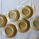6 French stoneware dessert plates in very good condition