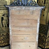 Mirror period Napoleon III blackened wood