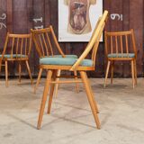 Lot of 4 chairs Antonin Suman