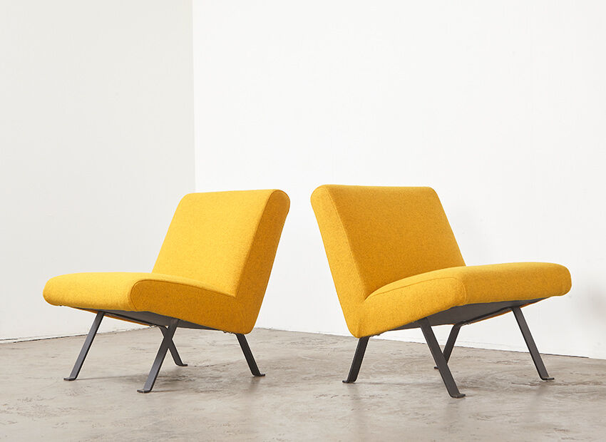 Joseph Andre Motte armchairs for Artifort 1955