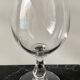 Old crystal stemmed glass vase