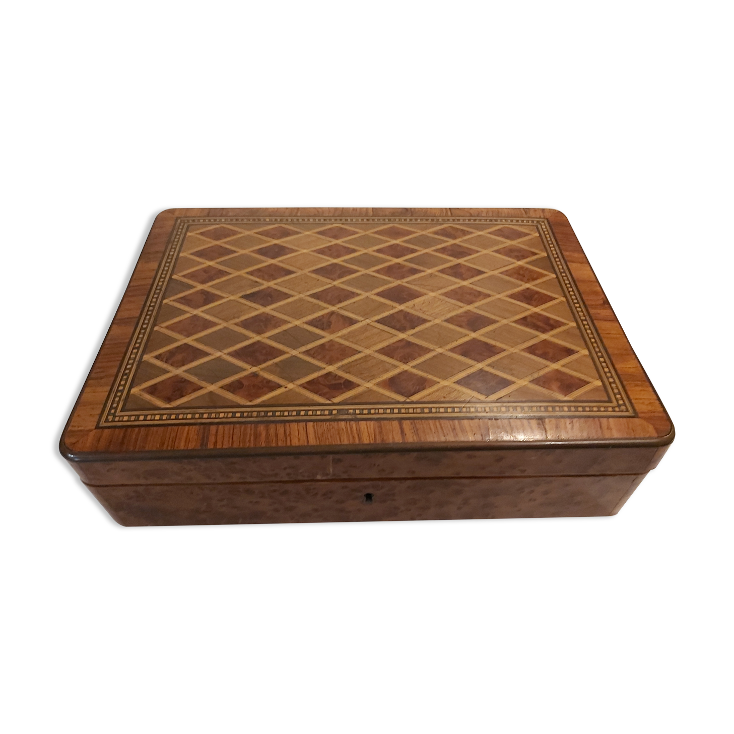 Coffret en marqueterie XIX ème