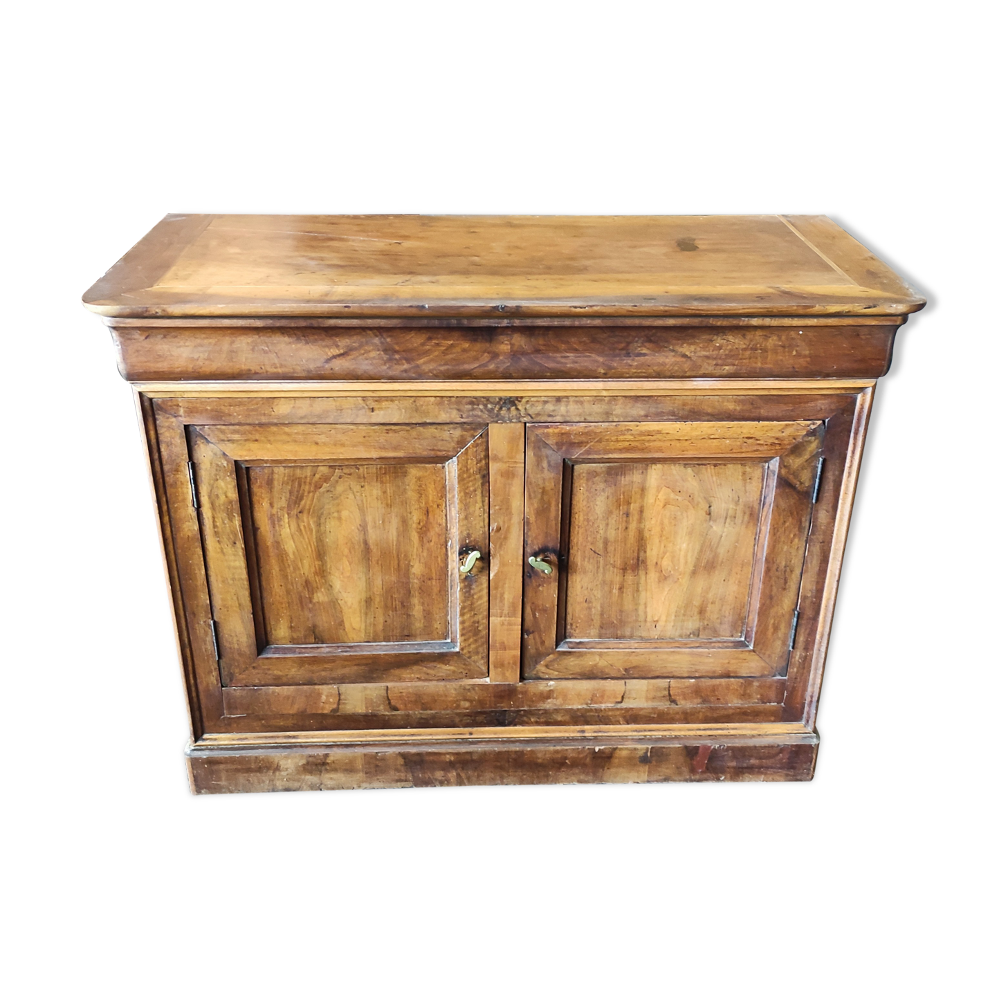 Buffet Louis Philippe noyer 2 portes un tiroir