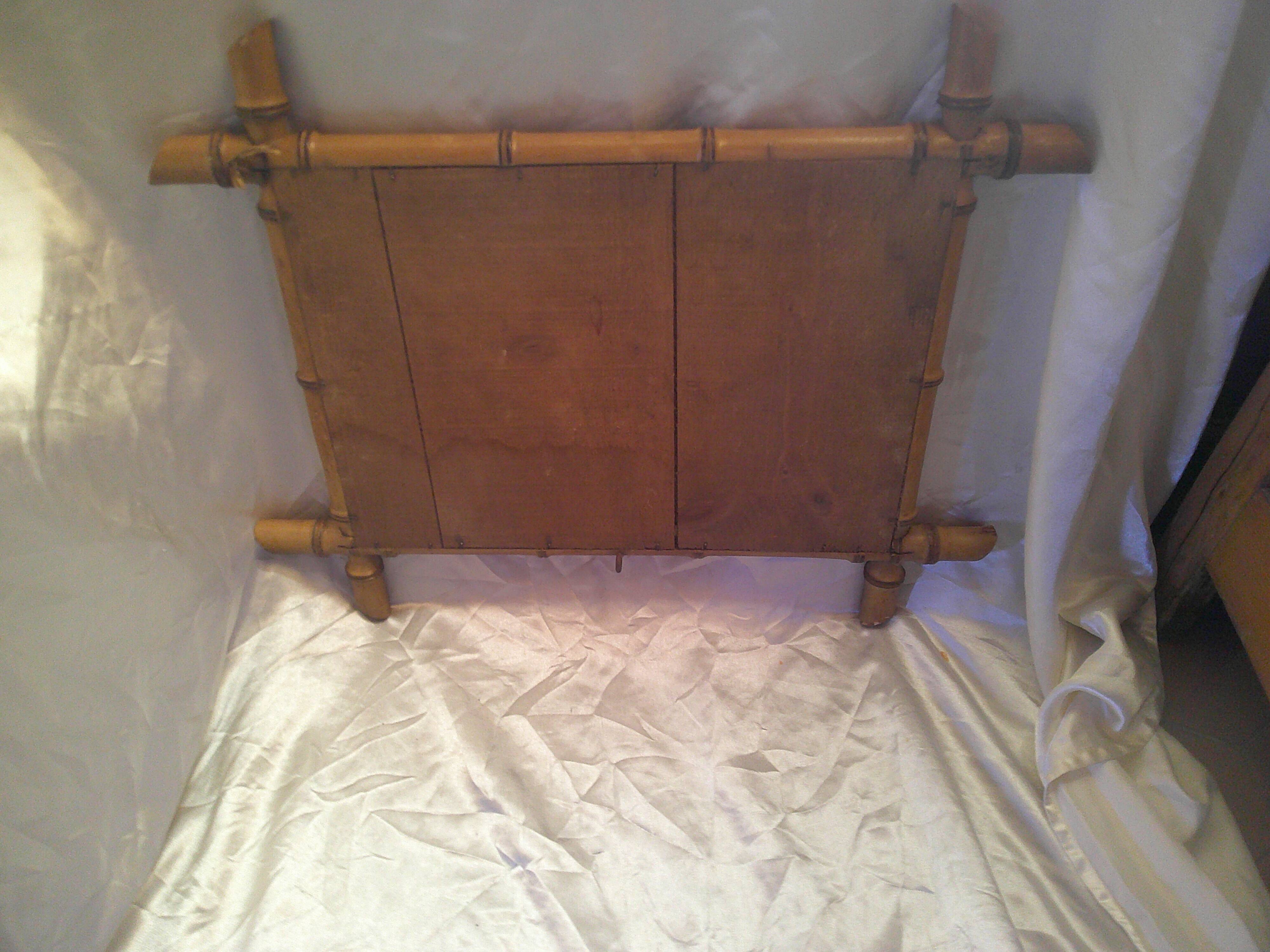 Antique bamboo imitation mirror