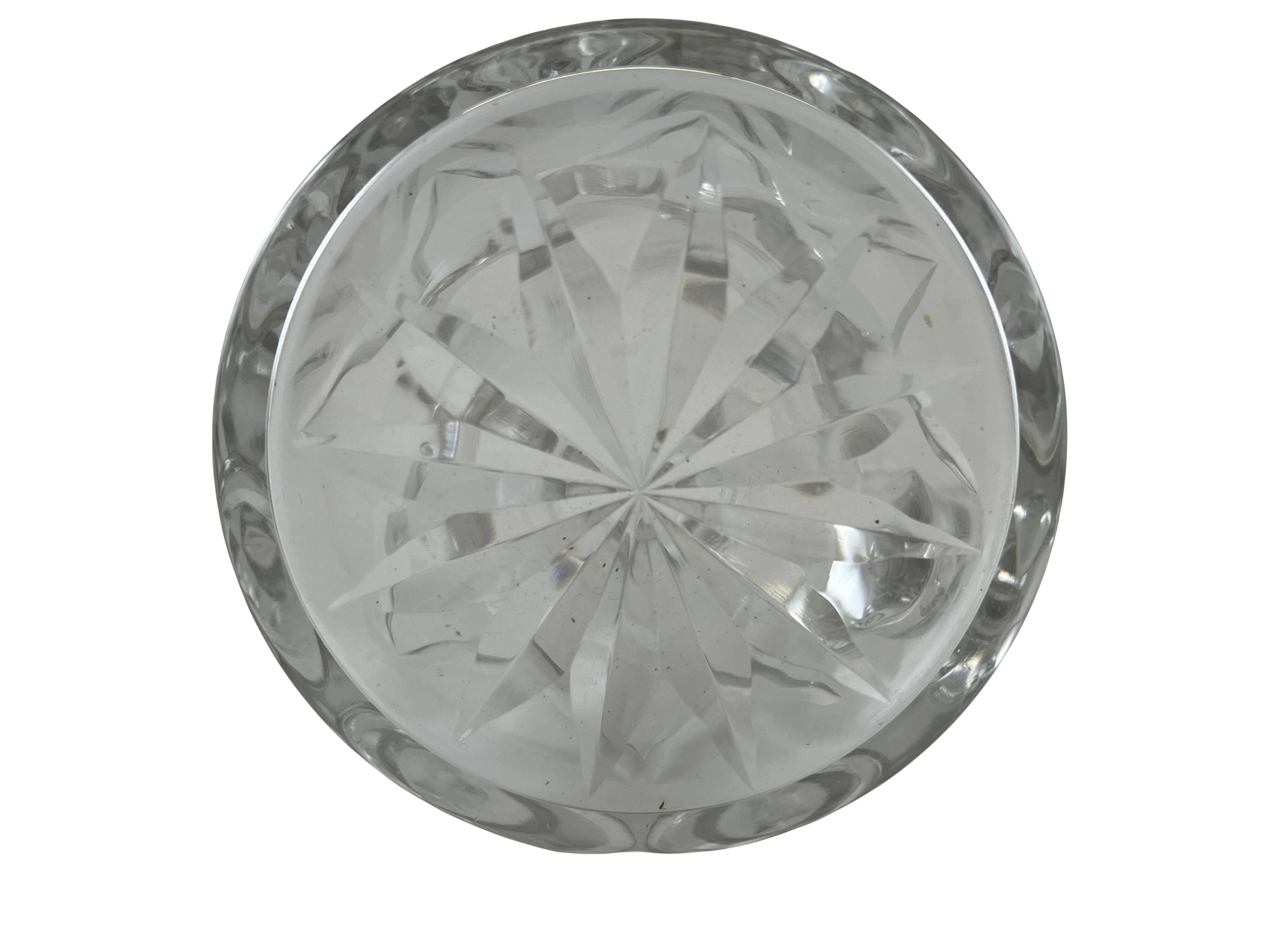 Saint Louis crystal pitcher carafe signed