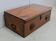 Massive ash chest and iron handles - mid-19th century