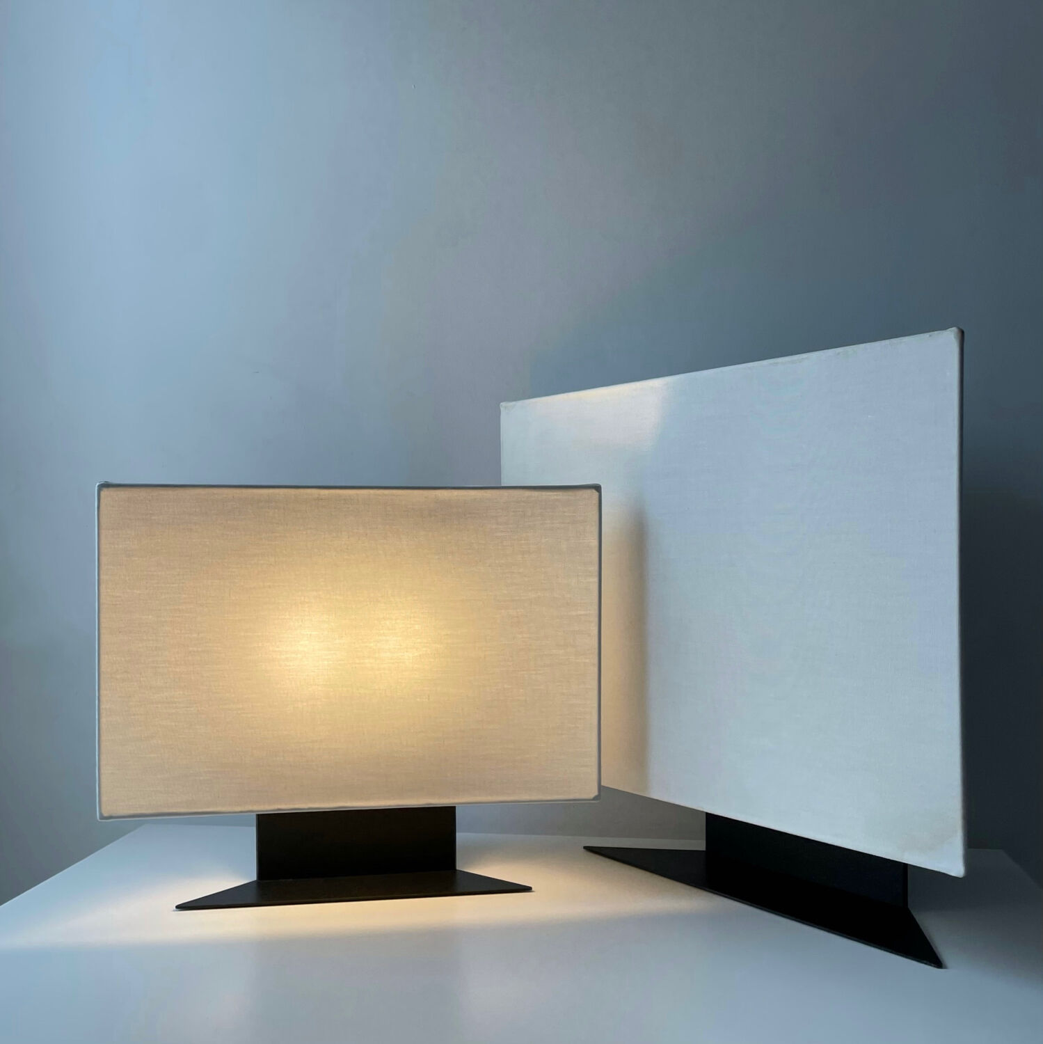 Set of 2 “Accademia” Table Lamps, by Cini Boeri for ARTEMIDE, Italy 1978