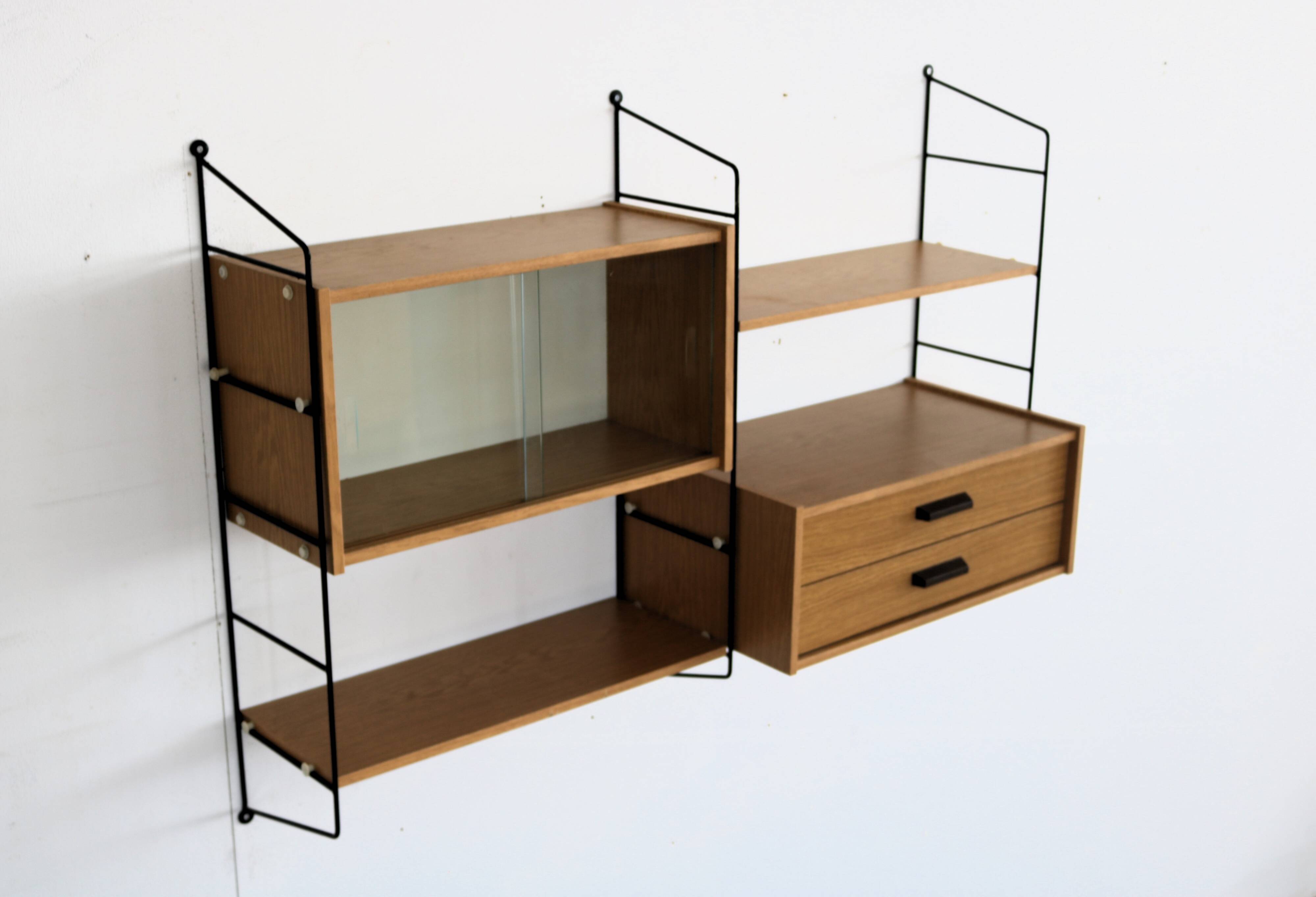 vintage wall rack | wall system | 1960s | Swedish