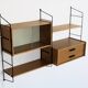 vintage wall rack | wall system | 1960s | Swedish