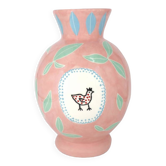 Vase à fleurs "Listen to the Birds"