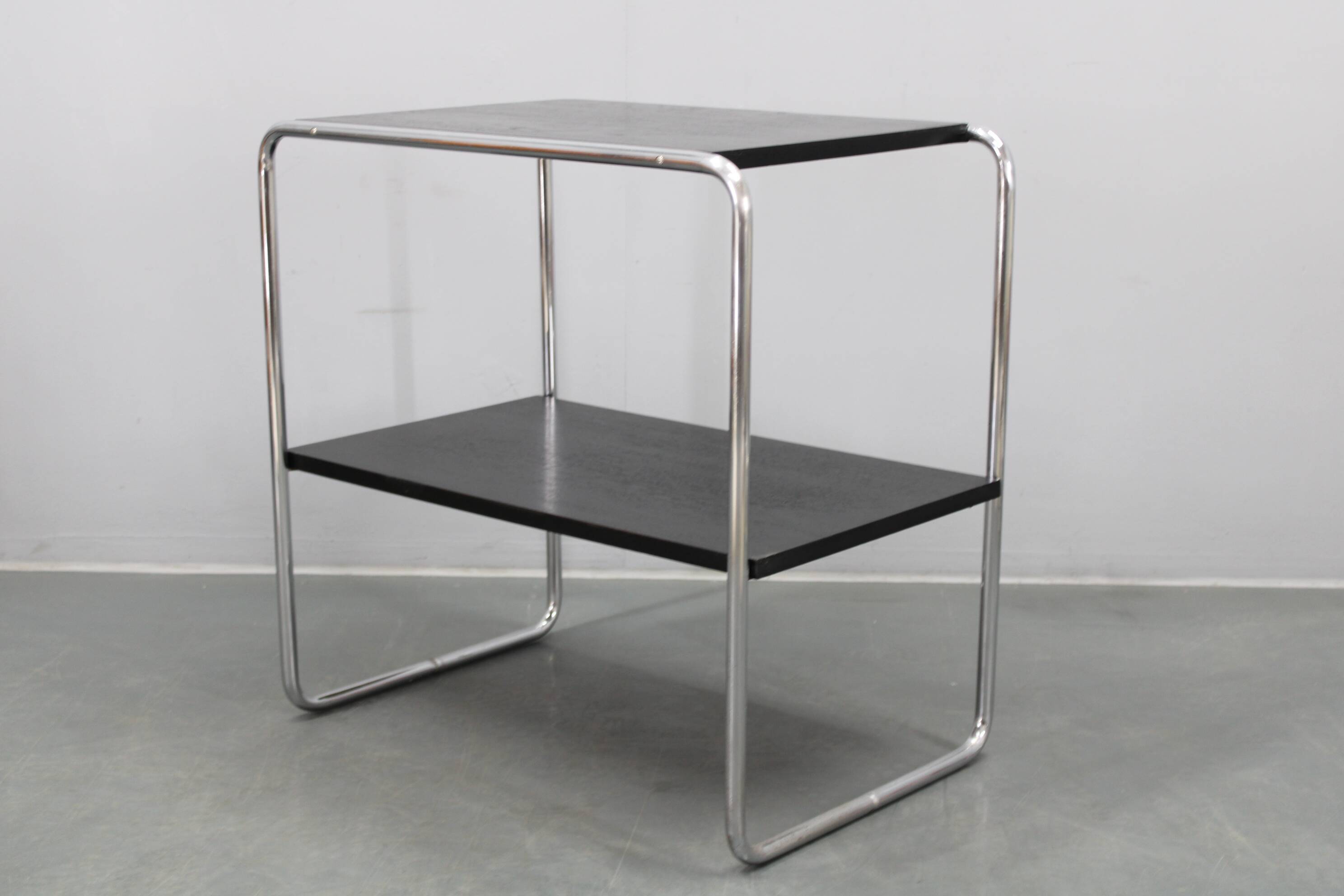 1930s Marcel Breuer Bauhaus Tubular Console Tabl , Model B12,Czechoslovakia