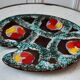 Ceramic pallet shaped dish Poët Laval Drôme 60s-70s