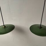 Pair of old pendant lights