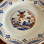 5 assiettes à dessert KG Luneville Fleurines