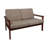 Two-seater sofa in massive teak 60s edition Dyrlund