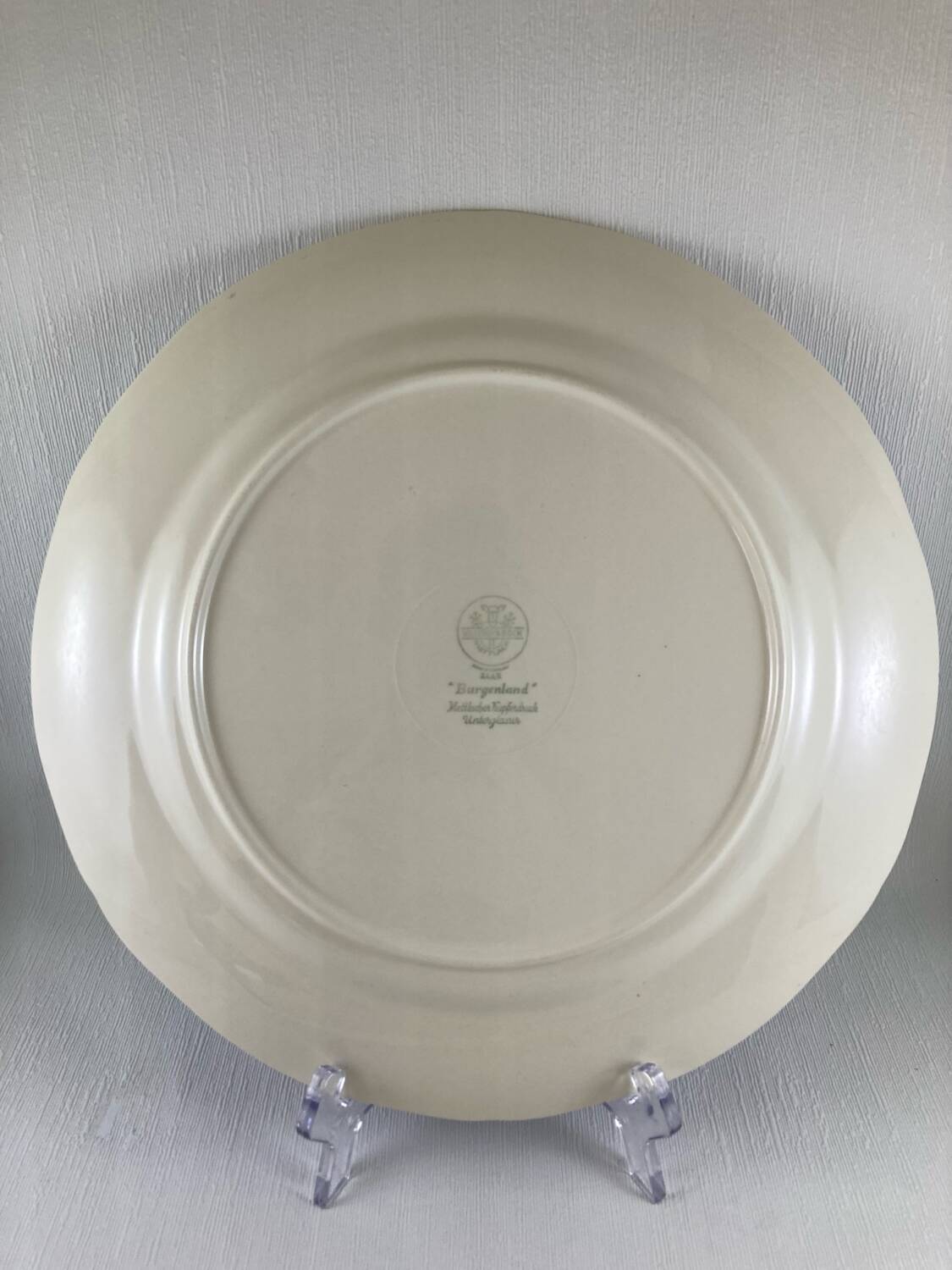 Large Round Dish Villeroy and Boch Burgenland blue