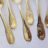 6 vintage silver plated soup spoons hallmarked 2106152