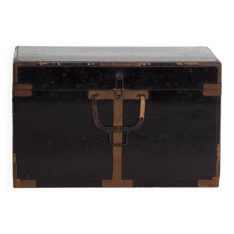Antique Japanese chest in dark colour – Meiji / Taishō period (c.1868-1926) #13
