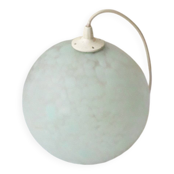 Speckled glass pendant light