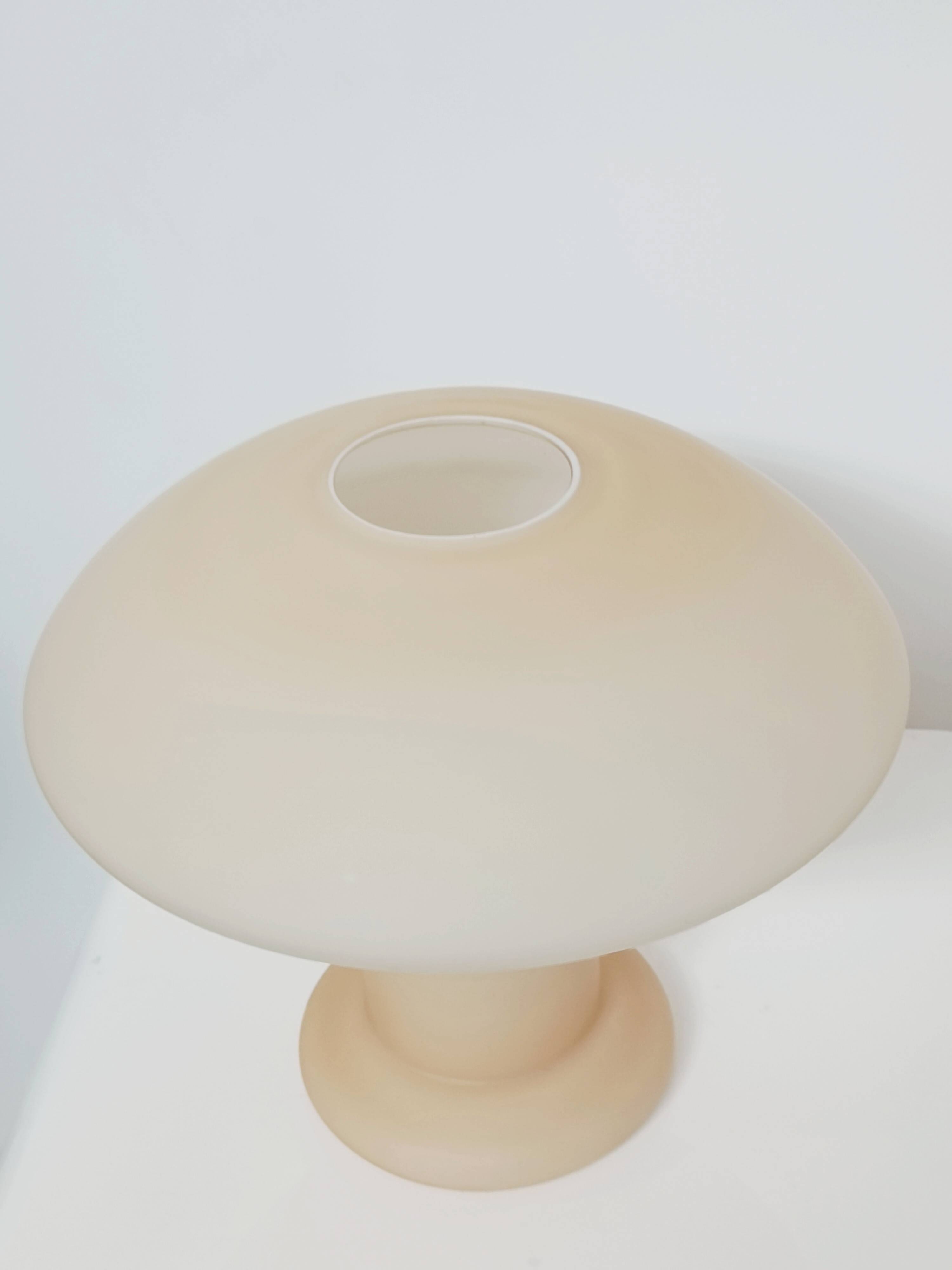 Lampe champignon par Hustadt Leuchten 1970s Grand modèle