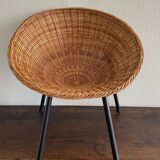 Children's armchair "Corbeille" 50s