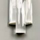 Pair of sconces, brass, acrylic glass, Italy, 1980s