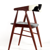 Fauteuil scandinave en bois 1960