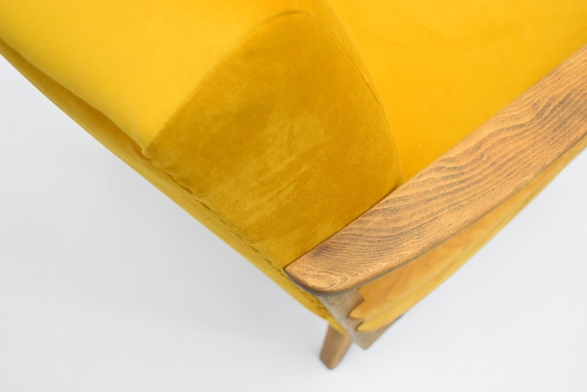 Fauteuil vintage jaune, Allemagne, années 1960