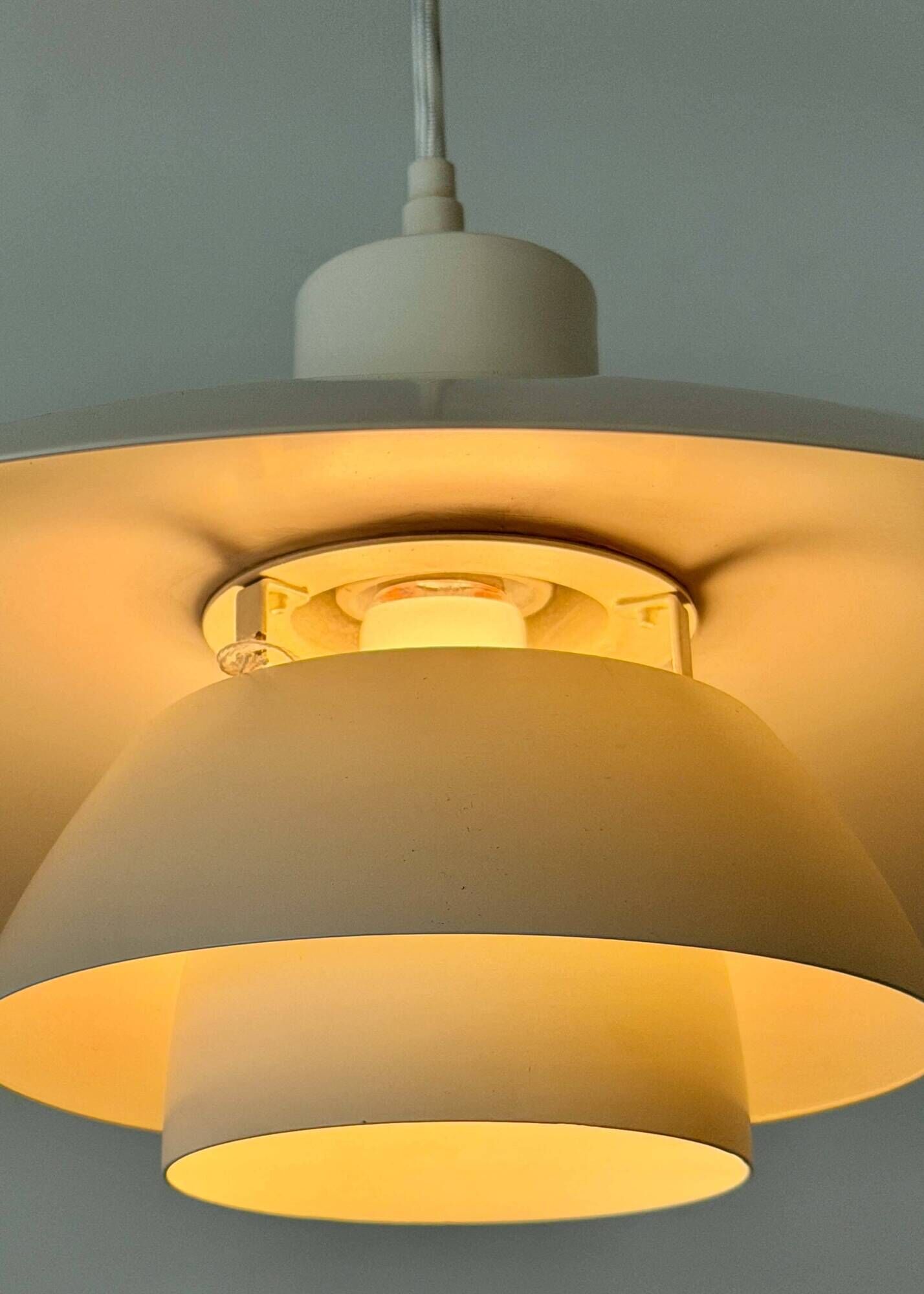PH 4/3 white suspension by Poul Henningsen for Louis Poulsen, Denmark