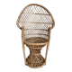 Emmanuelle vintage rattan plant holder