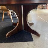 Vintage round table 1 extension rosewood 70's