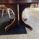 Vintage round table 1 extension rosewood 70's