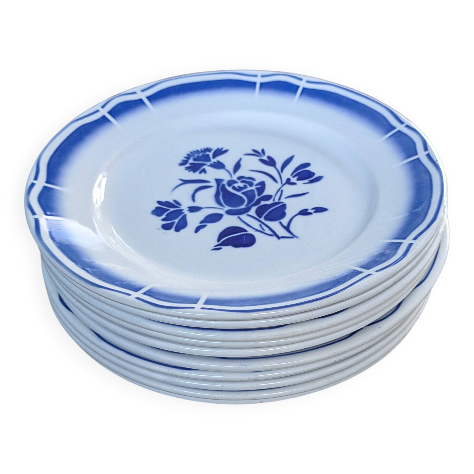 Lot of 10 plates