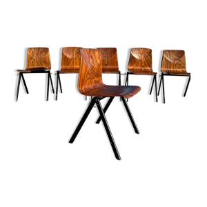 suite de 6 chaises Mullca