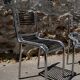 Pair of René Herbst chairs - Chrome Elastic Bands